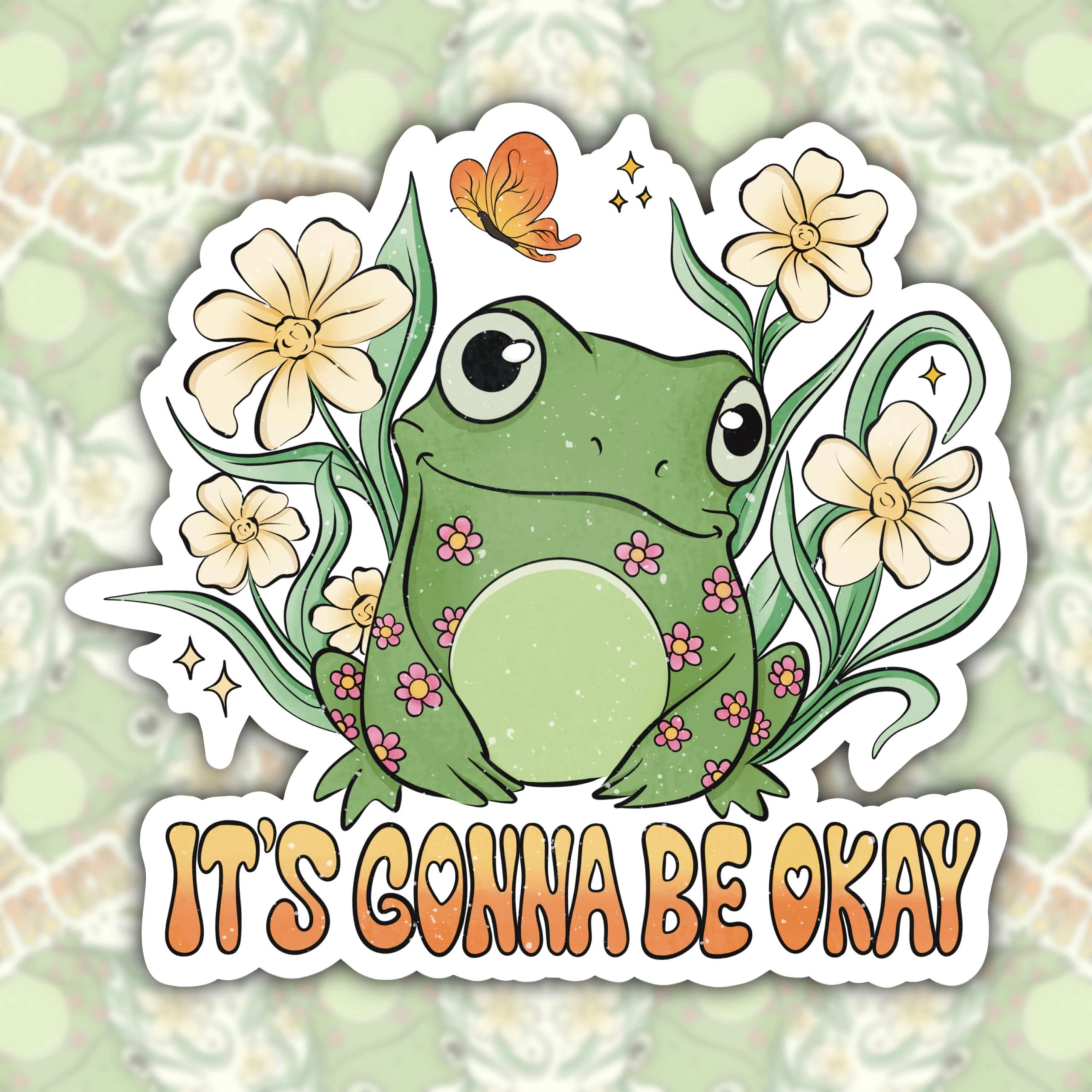 WS027 IT'S GONNA BE OK WATERPROOF STICKER