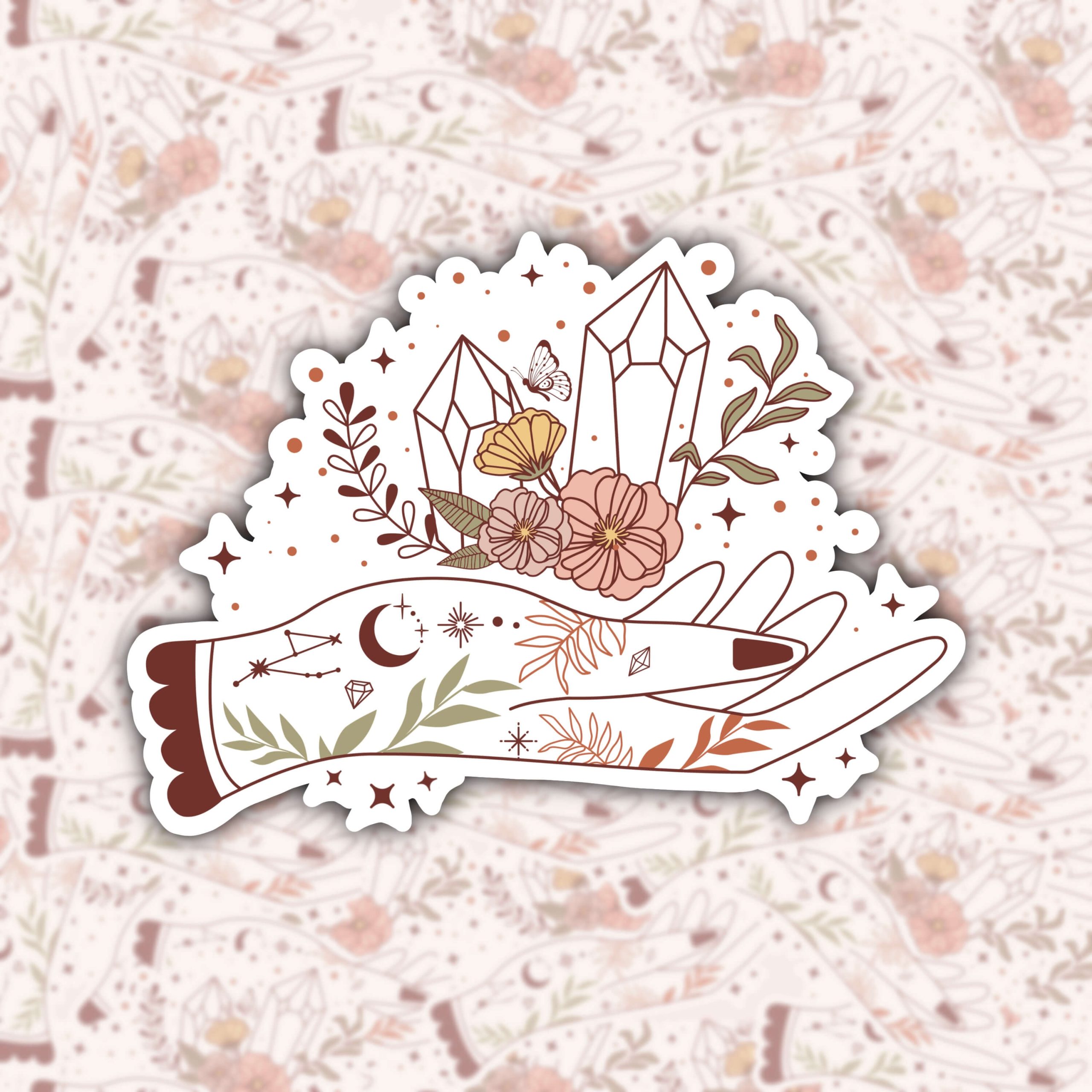 WS100 CELESTRIAL HAND WATERPROOF STICKER