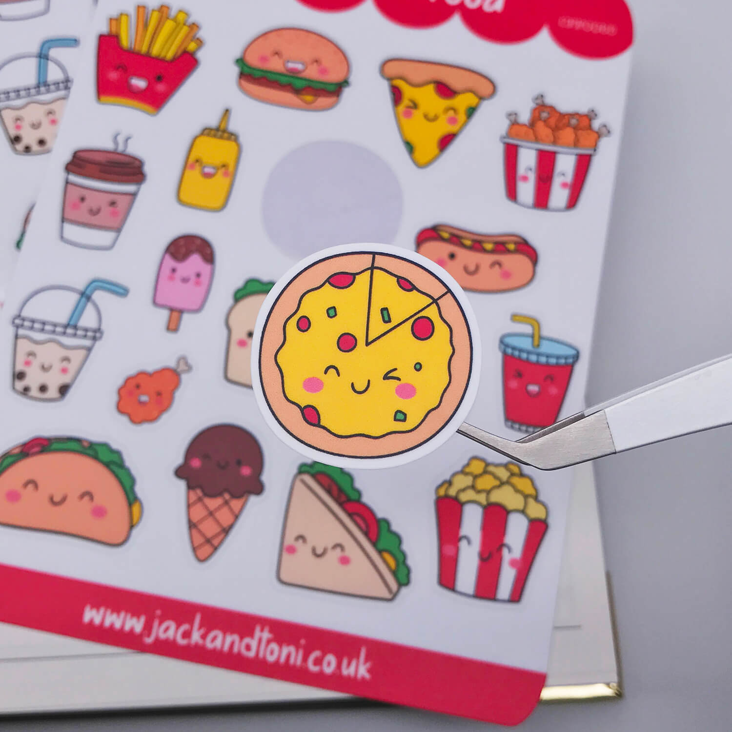 cute fast food cff0065 kiss cut sticker sheet 3