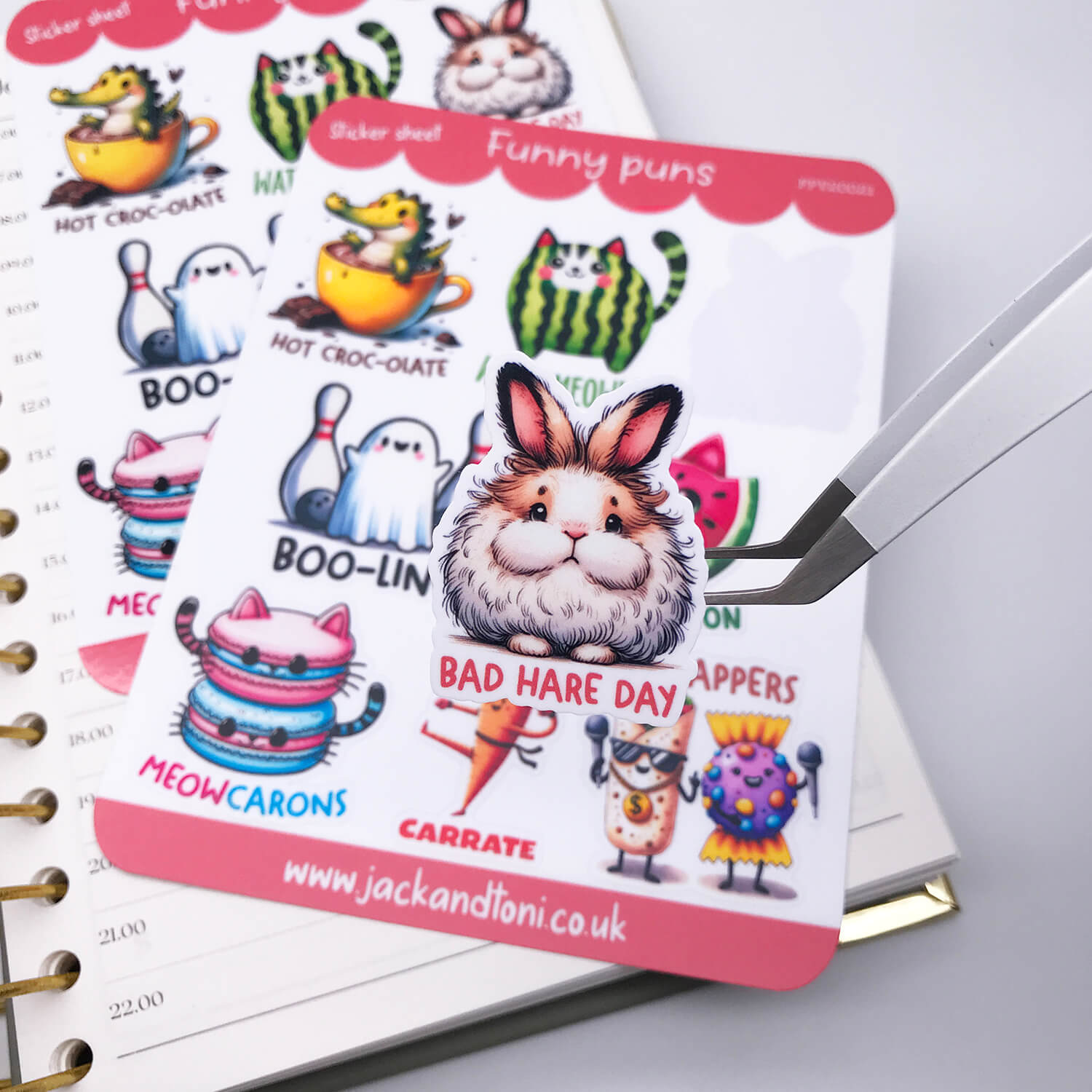 funny puns version 2 fpv10021 kiss cut sticker sheet 3