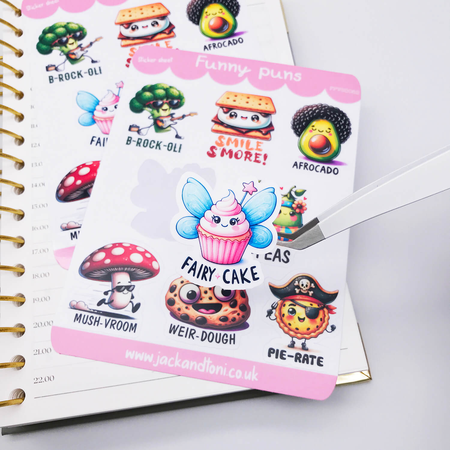 funny puns version 5 fpv60062 kiss cut sticker sheet 3