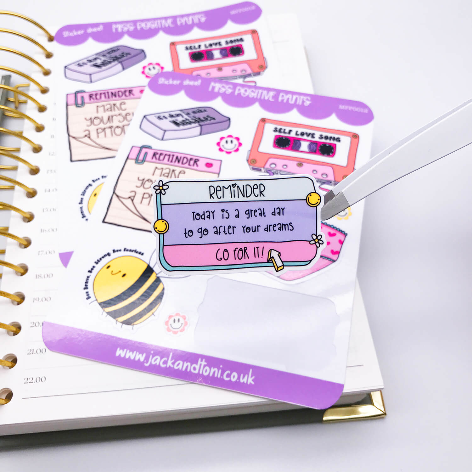 miss positive pants mpp0012 kiss cut sticker sheet 3