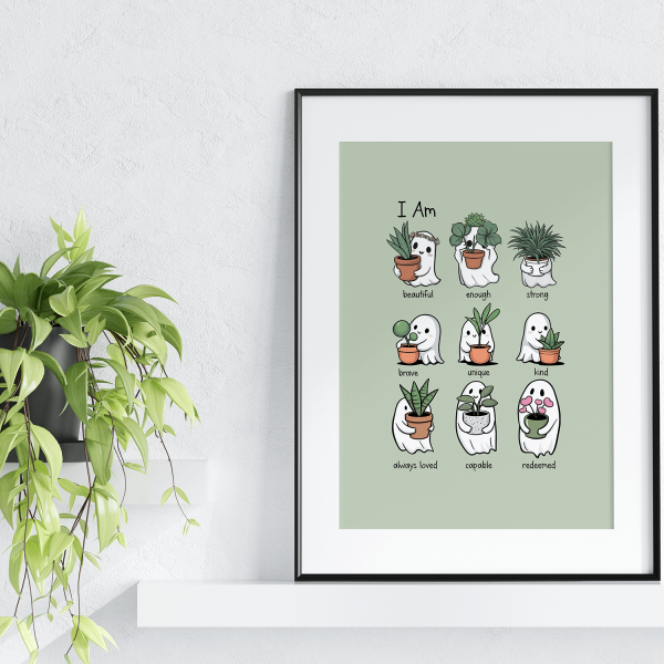 I Am... Wall art print